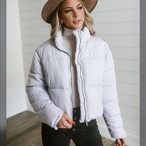 End Game Coat Lavender Sz M Maxwell. Puffer Jacket